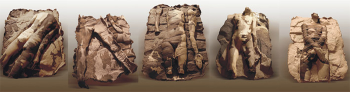 雕塑作品《女人日记》系列参加2003中国长春国际雕塑大会（中国•长春）